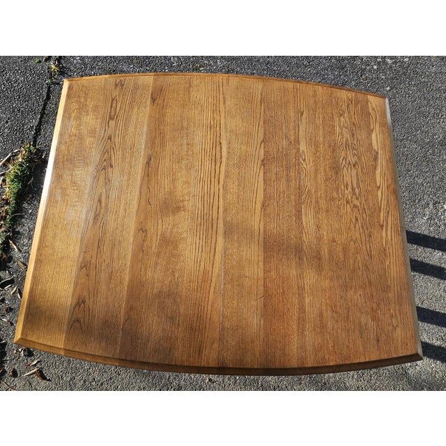 Brown Antique Art Deco French Extendable Dining Table, 1920s For Sale - Image 8 of 18