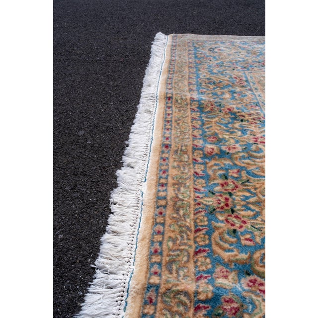 Antique Approx. 10 X 15 Creme Color Wool Room Size Oriental Rug For Sale - Image 11 of 16