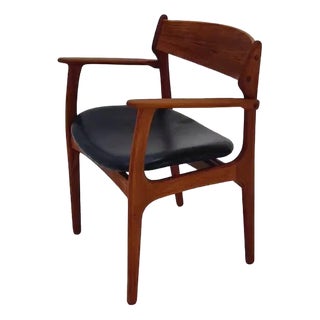 Danish Teak Armchair by Erik Buch, 1960s For Sale