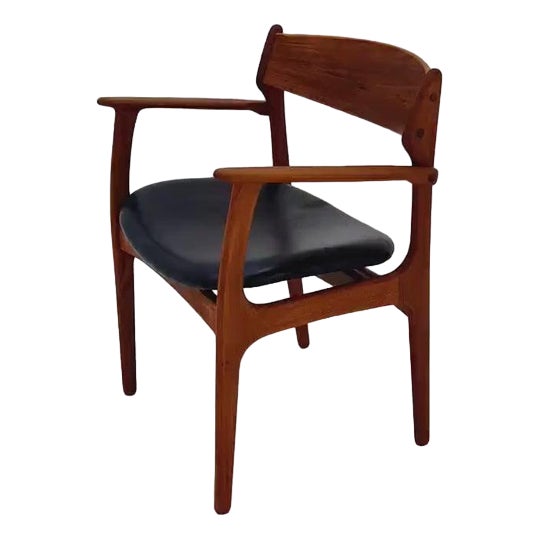 Danish Teak Armchair by Erik Buch, 1960s For Sale