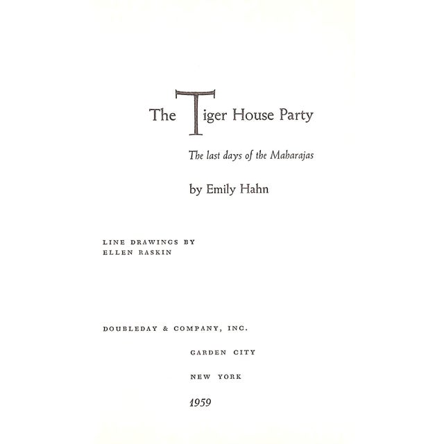 HAHN, Emily [164] pp. Doubleday & Company, Inc. 1959 First Edition 8 1/2" x 5 3/4" Jacket design by Ellen Raskin "Having...