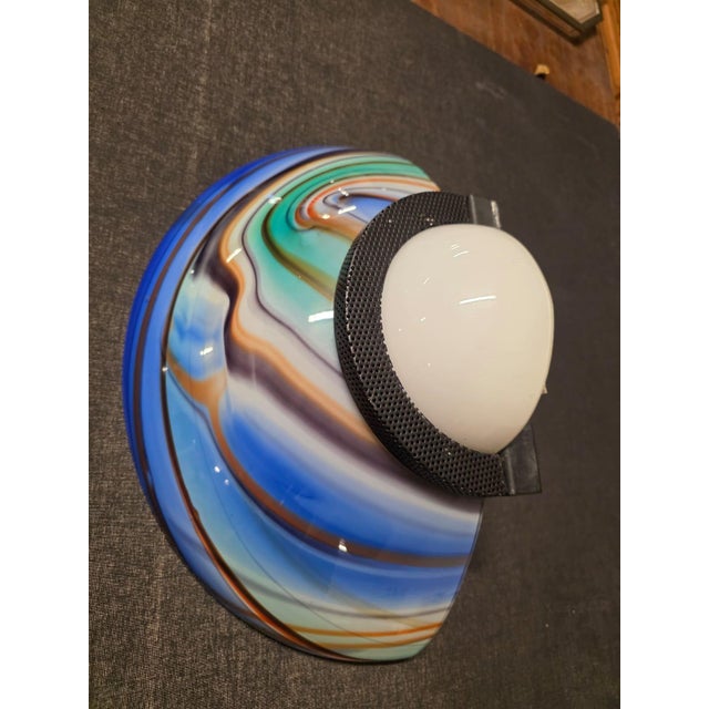 Wall Lamps in Chalcedony Glass by Ottavio Missoni, 1980s, Set of 2 For Sale - Image 11 of 14