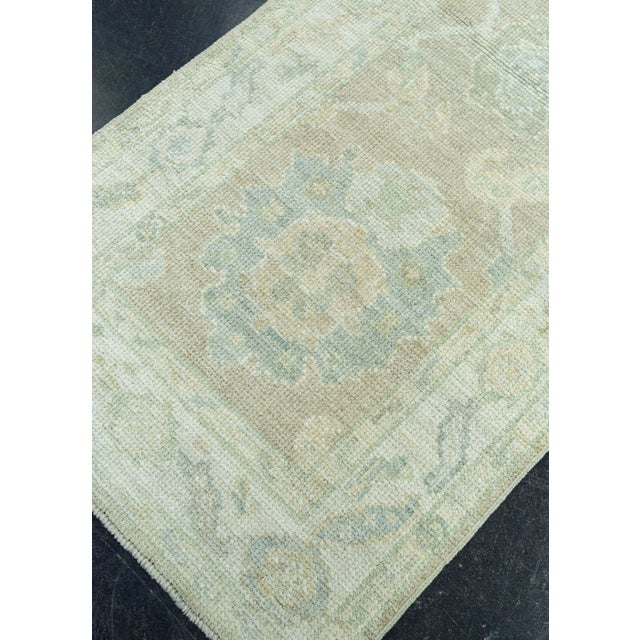 Turkish Oushak Rug 2'2" x 5'2" #19843 For Sale - Image 4 of 8