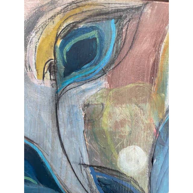 Original Abstract Triptych, Set of Three Paintings. For Sale - Image 10 of 12