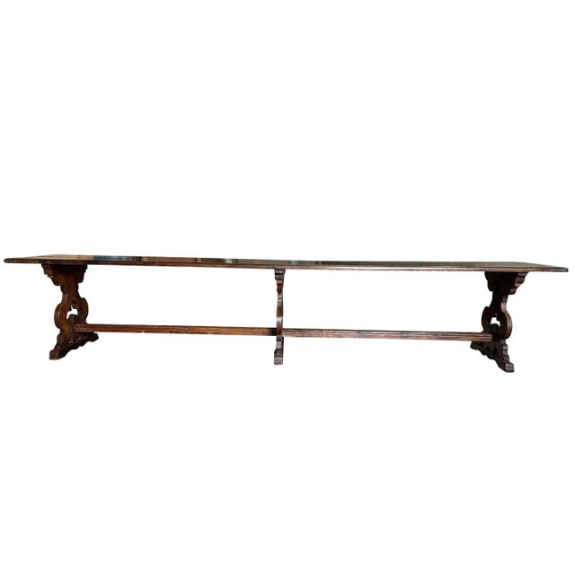 Italian Italian 18th Century Grand Scale Console Table For Sale - Image 3 of 12
