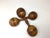 Pair of Antique Turned Wood Dumbbells. Each one is approximately a pound beautifully turned and carved wonderful age Bette...