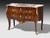 Louis XV, Marquetry, Bronze, Marble, Bombe Commode, France, 19th c. A finely refinished tulipwood bombe commode late 19th...