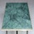 Metal French Mid-Century Coffee or Cocktail Low Table of Brass With Green Marble Top For Sale - Image 7 of 13