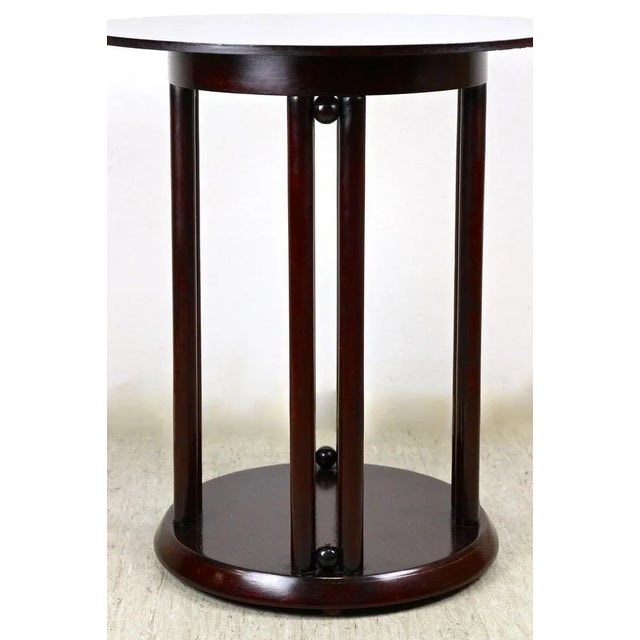 Wood Art Nouveau Coffee Table Fledermaus by Josef Hoffmann, 1906 For Sale - Image 7 of 15