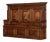 Large 19th Century Italian Carved Walnut Settle, 1800 For Sale
