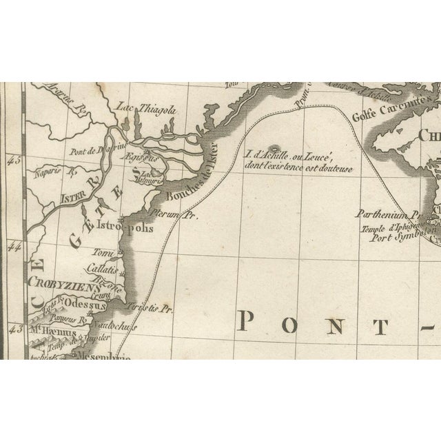 Ancient Black Sea Map, Pontus Euxinus and Sea of ​​Azov from Ambroise Tardieu, 1825 For Sale - Image 9 of 11
