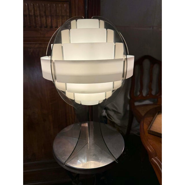 1970s Vintage Danish Strips Lamp, 1970s For Sale - Image 5 of 7