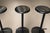 Ricardo Fasanello “Ciranda” Bar Stools in Black Carbon Steel and Original Leather, Set of Three, Brazil, 1986 For Sale - Image 14 of 18