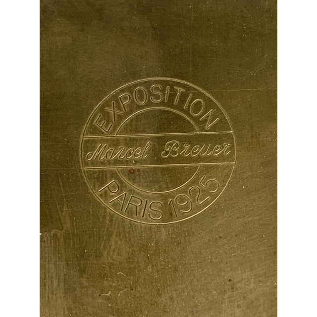 Bauhaus Bauhaus Art Deco Brass Lamp by Marcel Breuer, 1980s For Sale - Image 3 of 17