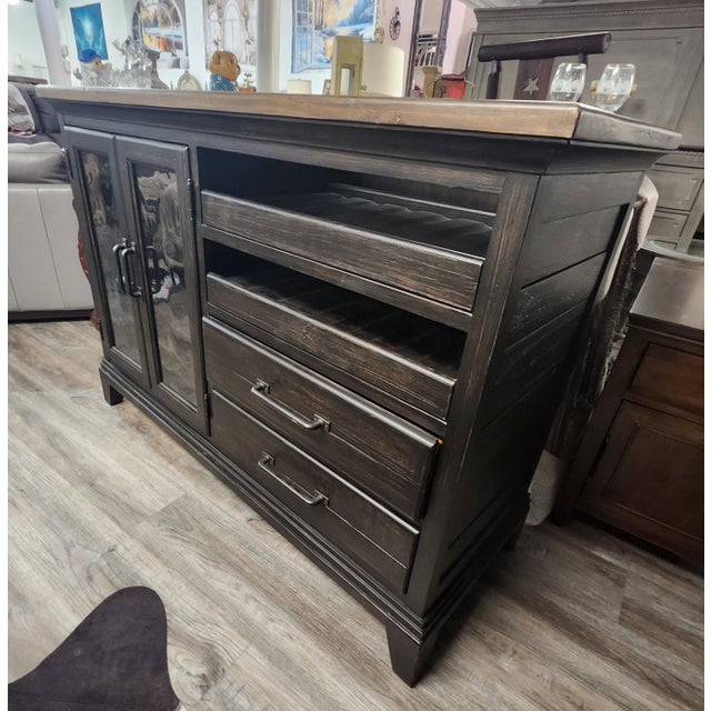 2020s Kincaid Furniture Plank Road Pleasant Hill Wine Server For Sale - Image 5 of 8