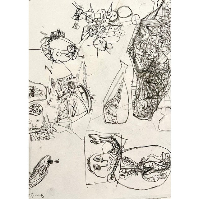 Erwin Pfrang, German (b. 1951) Graphite Pencil on paper Framed 20 X 20.5, sheet 12.5 X 13 Hand signed lower left Erwin...