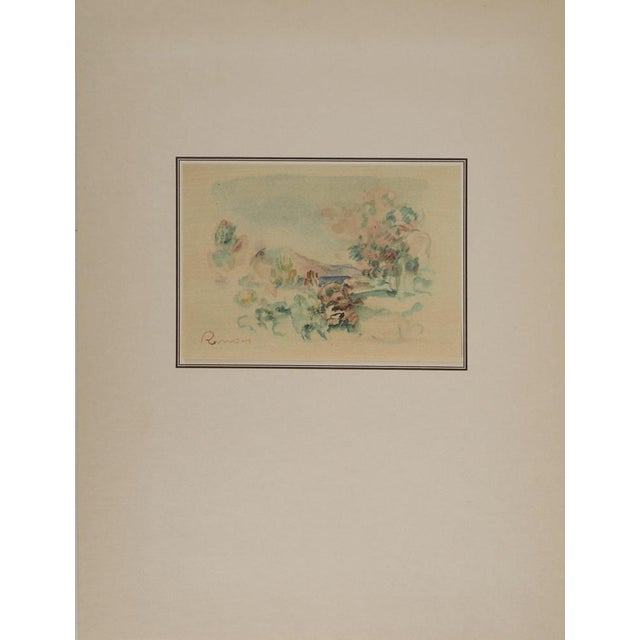 Pierre-Auguste Renoir, Cagnes, The Sea in the Distance, Lithograph For Sale - Image 3 of 6