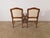 French Pair 1980s John Widdicomb Grand Rapids French Louis XV Walnut Arm Chairs For Sale - Image 3 of 12