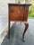 Vintage English Georgian Style Queen Anne Burled Wood Sideboard Credenza For Sale - Image 12 of 13