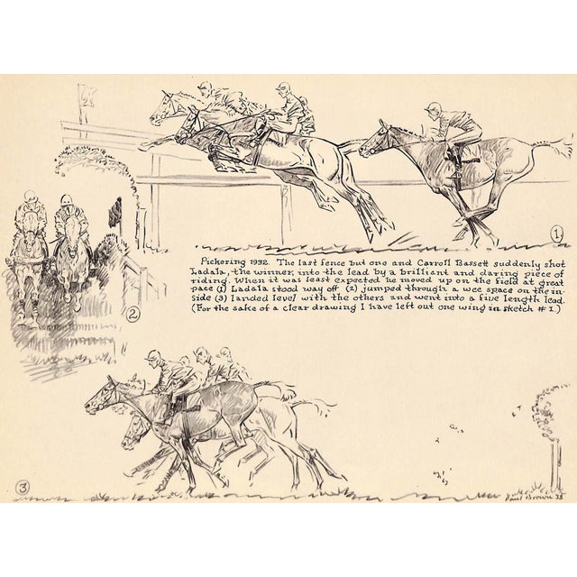 Art Sz: 9 1/2"H x 12 1/2"W 1933 Proof Plate for 'Spills and Thrills' Published by Charles Scribner's Sons New York 1933