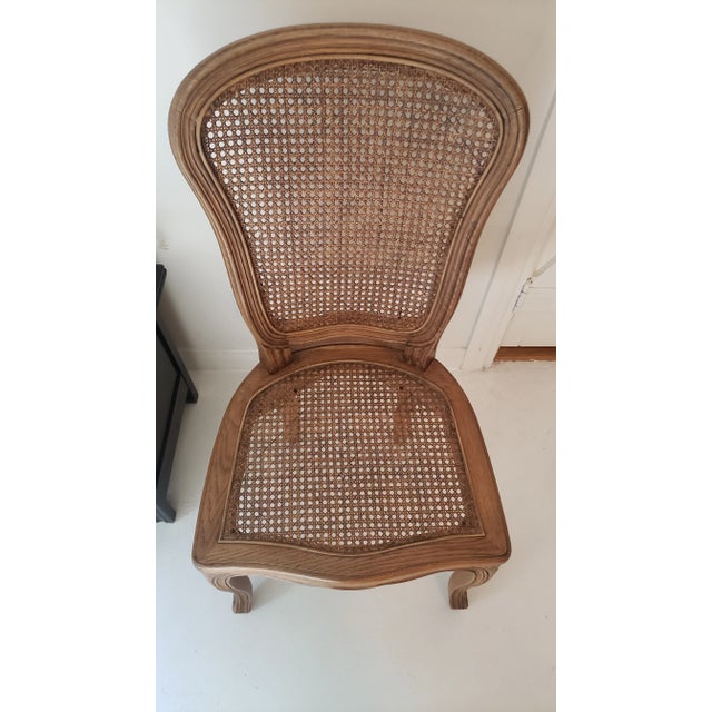 French Late 19th Century XV Dining Chairs- Set of 6 For Sale - Image 3 of 10