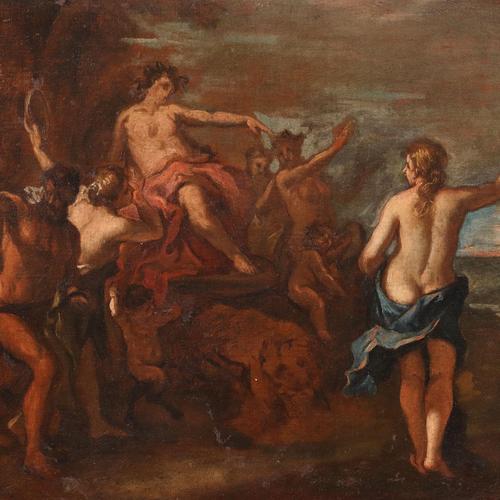 Bacchus and Ariadne, Oil on Canvas, Framed For Sale - Image 3 of 12