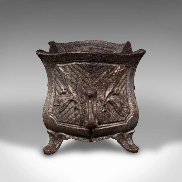 Victorian 1900s Victorian Antique Art Nouveau Planter, French, Windowsill, Outdoor, Jardiniere For Sale - Image 3 of 11