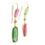 Metal Talia Jade Pink Green Tourmaline 14k Gold Drop Earrings, Pair For Sale - Image 7 of 9