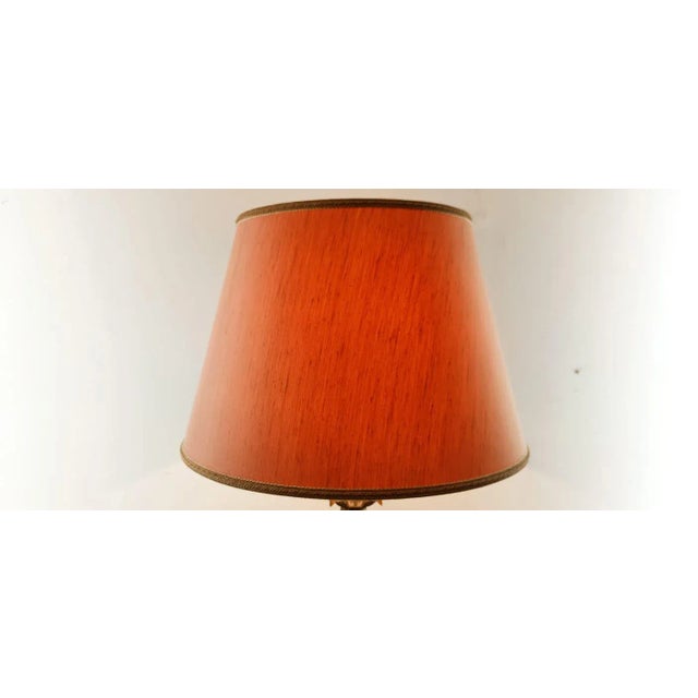 Metal Murano Glass Lamp For Sale - Image 7 of 11