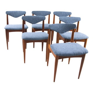 Mid Century Modern Teak Danish Dining Chairs For Sale