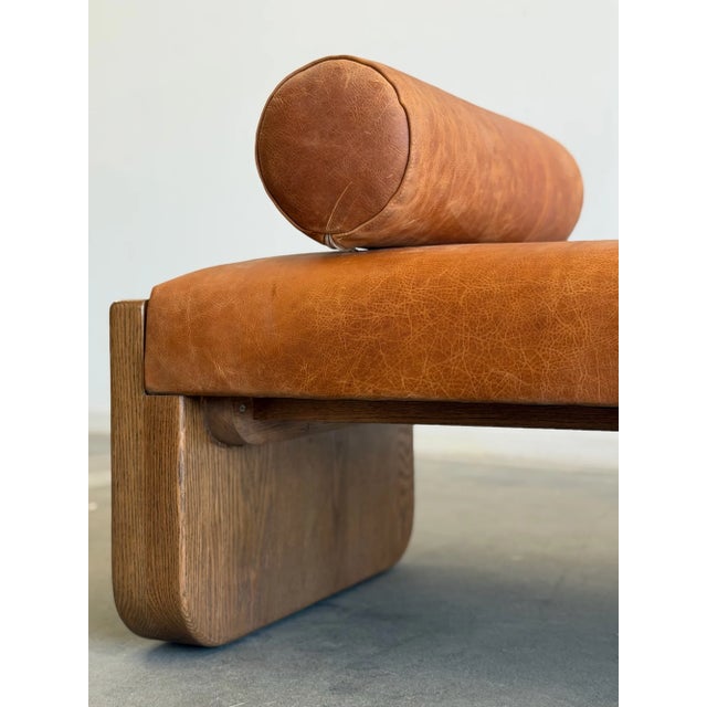 La Luna Daybed - In Aged Leather For Sale - Image 9 of 16