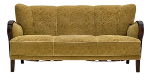 Danish 3-Seater Sofa in Furniture Wool-Cotton Fabric, 1960s