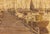 A beautifully textured original harbor painting by American artist William Tacke (1930–2025), depicting a tranquil marina...