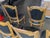 Set of 6 Antique 19th Century French Louis XVI Giltwood & Black Leather Dining Chairs For Sale - Image 11 of 13