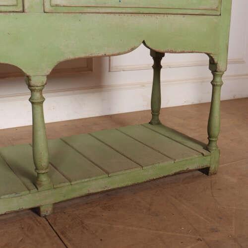 English Painted Potboard Dresser Base For Sale - Image 9 of 12
