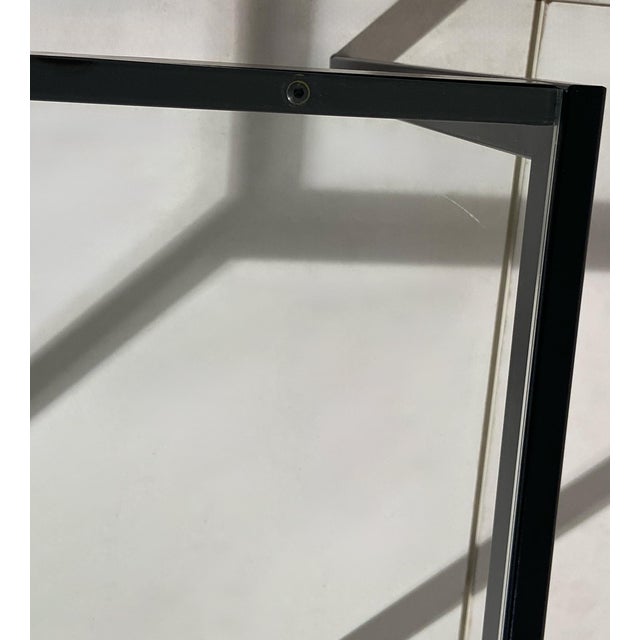 1990s Vintage Glass Coffee Table, 1999 For Sale - Image 5 of 7