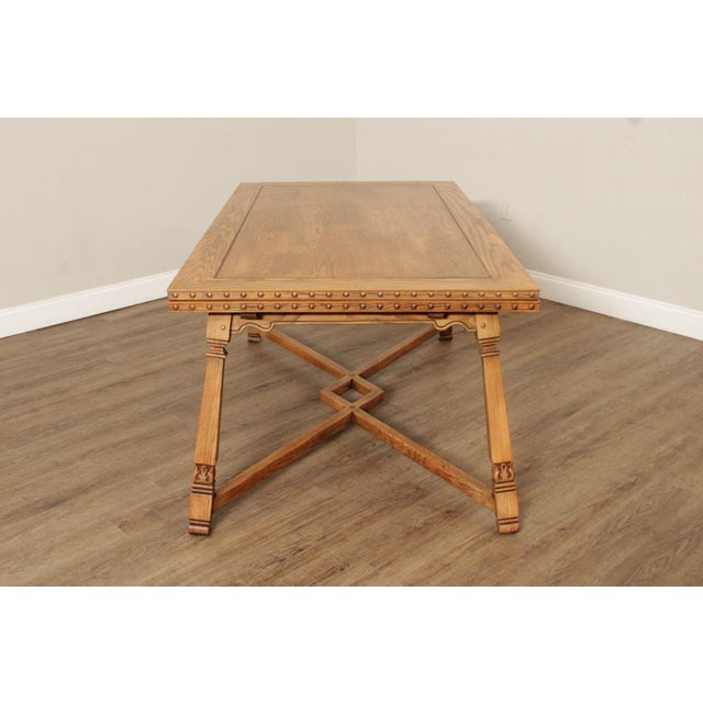 Romweber Viking Oak Draw-Leaf Dining Table For Sale - Image 12 of 12