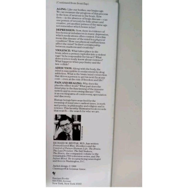 The Mind by Richard Restak MD - Vintage Conversation Starter Coffee Table Book For Sale - Image 9 of 12