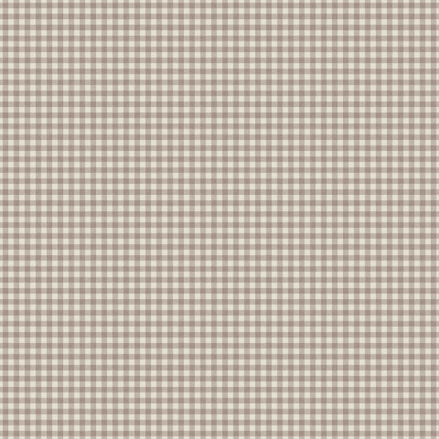 Transitional Stoffer Home x Cloth & Company Bernadette Ruffle Drum Ottoman in Muave Mini Gingham For Sale - Image 3 of 4