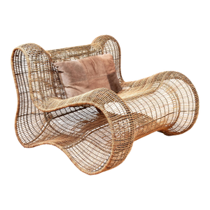 Vintage Lounge Chair Attributed to Kenneth Cobonpue
