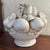 Large Antique Italian White Porcelain Fruit Bowl Centerpiece For Sale - Image 6 of 12