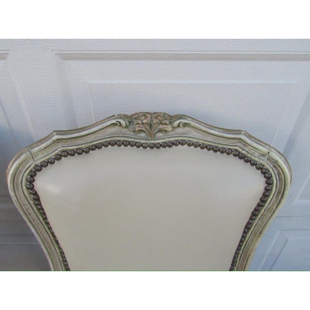 Set of Six Painted French Louis XV Style Dining Chairs For Sale In San Francisco - Image 6 of 18