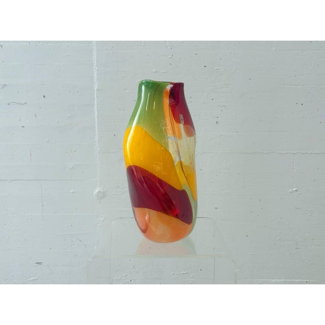 Studio Glass Vase fro Mdina Glass, Malta, 1970s For Sale - Image 10 of 17