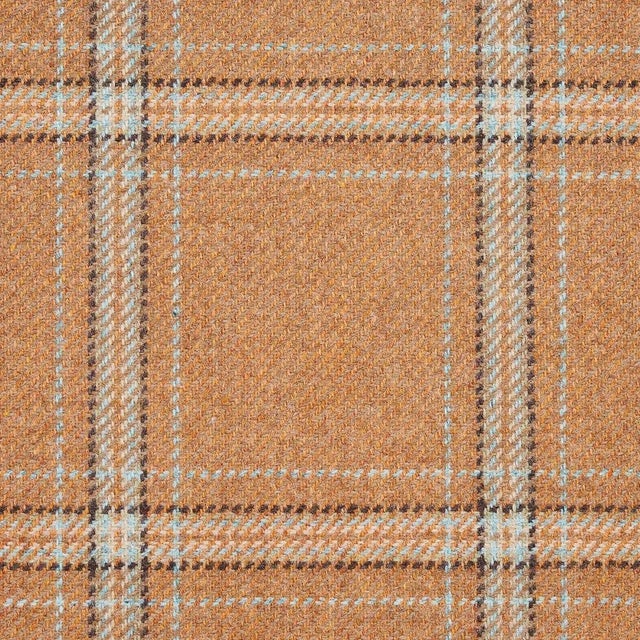 Traditional Schumacher Blackburn Merino Plaid in Camel For Sale - Image 3 of 4