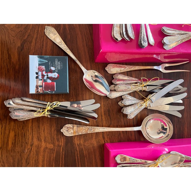 Silver 800 Cutlery, 1890s, Set of 89 For Sale - Image 6 of 11