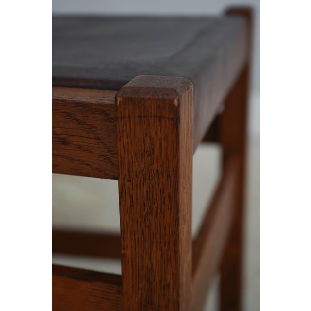 L& Jg Stickley Antique Mission Oak Spindle Back Chair For Sale - Image 13 of 18
