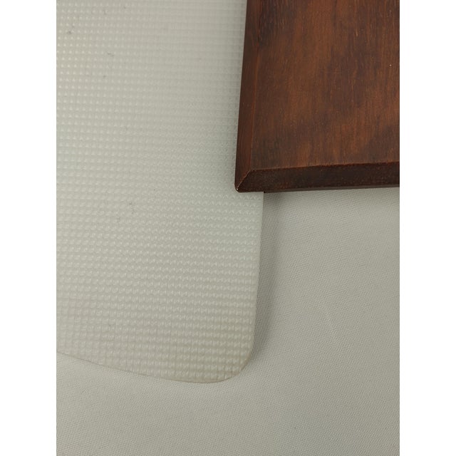 Scandinavian Style Teak and Plastic Ceiling Light, 1960s For Sale - Image 9 of 11