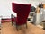 1940s Wingback Armchair Attributed to Eva & Nils Koppel for Slagelse Møbelværk, Denmark, Mohair For Sale - Image 16 of 18