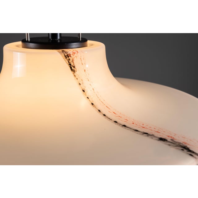 Glass Cirrus UFO Pendant from Peill & Putzler, 1970s For Sale - Image 6 of 12