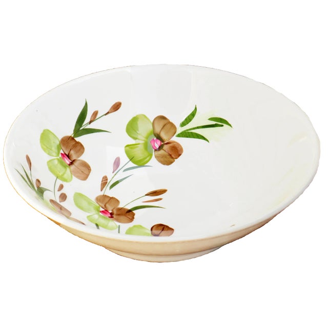 Mid-Century Modern 1950s Blue Ridge / Southern Potteries Sunny Spray Dinnerware, 6+ Place Settings / Serving 25 Pieces For Sale - Image 3 of 6